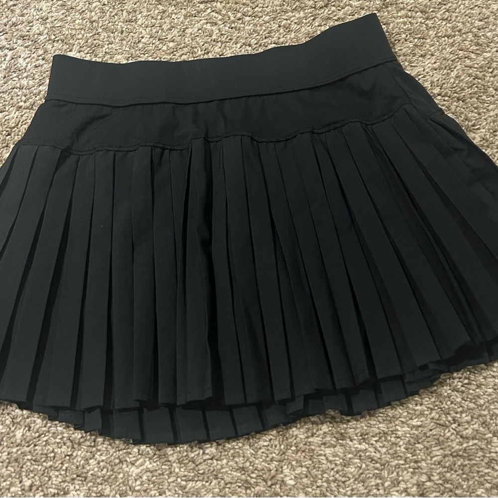 Black Pleated Skirt